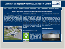 Tablet Screenshot of chemnitz-airport.de